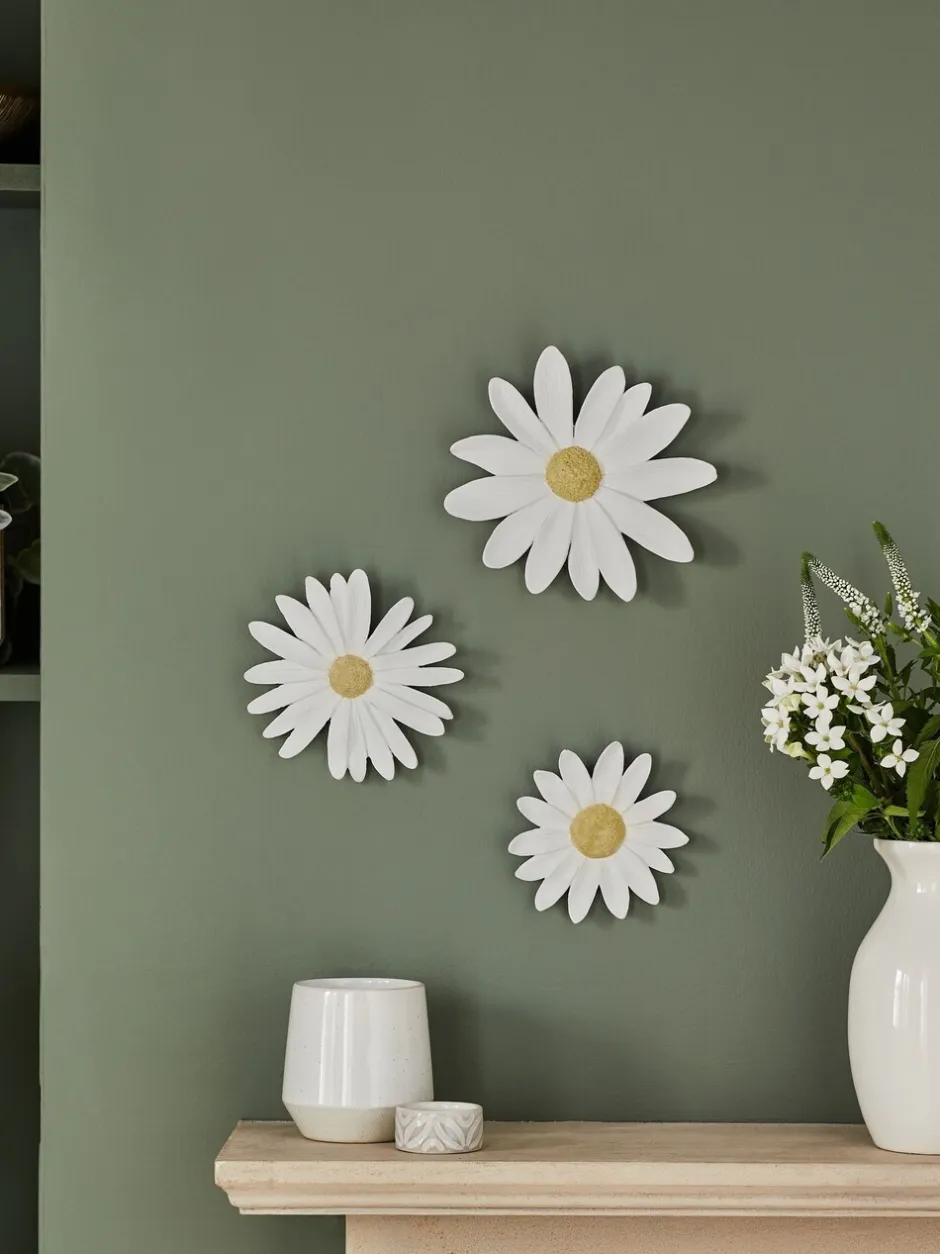 Canvassen En Kunst Voor Aan De Wand*Next Set van 3 wandkunst met bloemetjes
