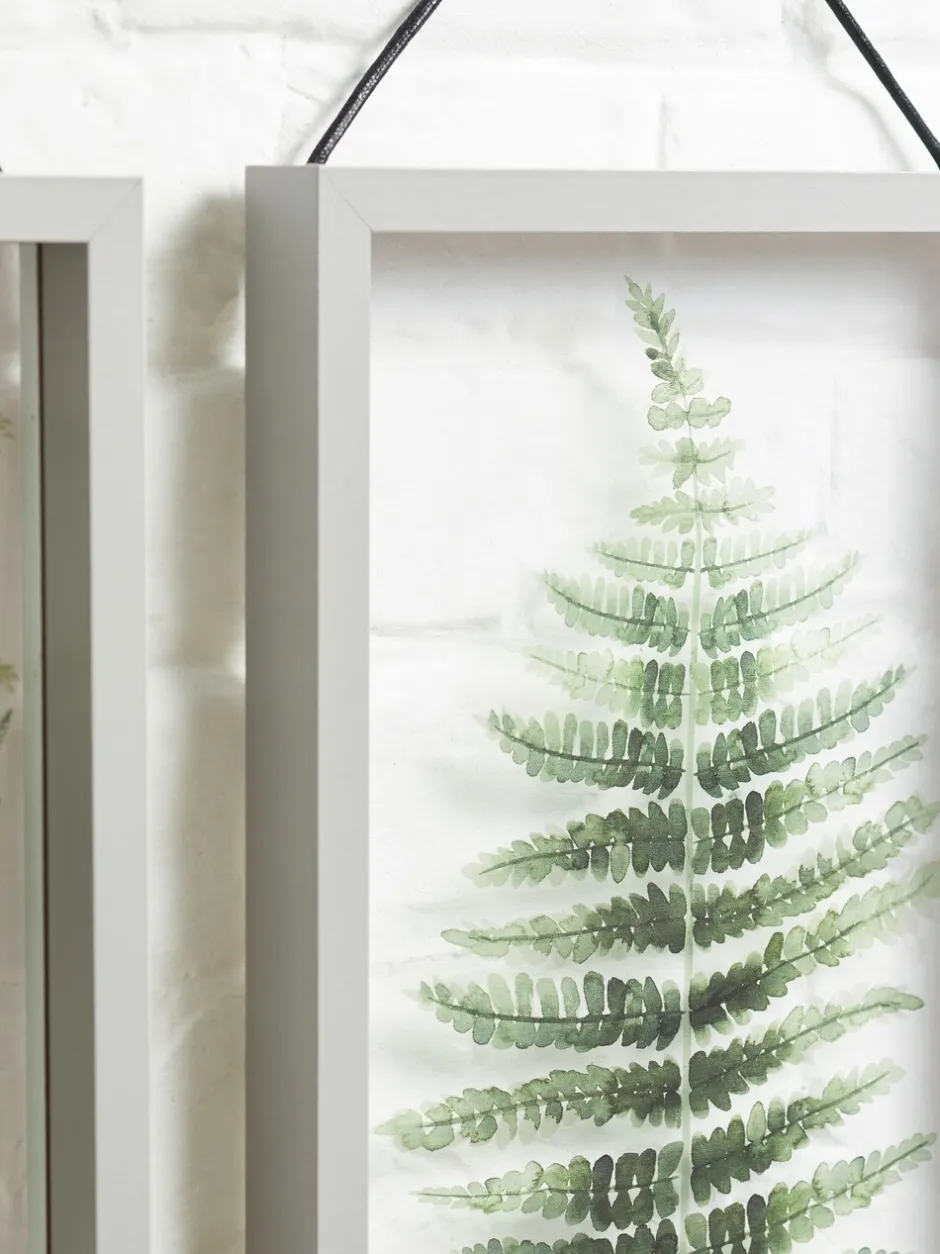 Canvassen En Kunst Voor Aan De Wand|Next Set van 2 zwevende planten in grijze hanglijsten voor aan de wand