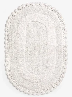 Handdoeken En Badmatten*Shabby Chic by Rachel Ashwell® gehaakte 100% katoenen badmat Wit