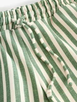 Shorts*Shabby Chic by Rachel Ashwell® Green Striped Lounge Shorts