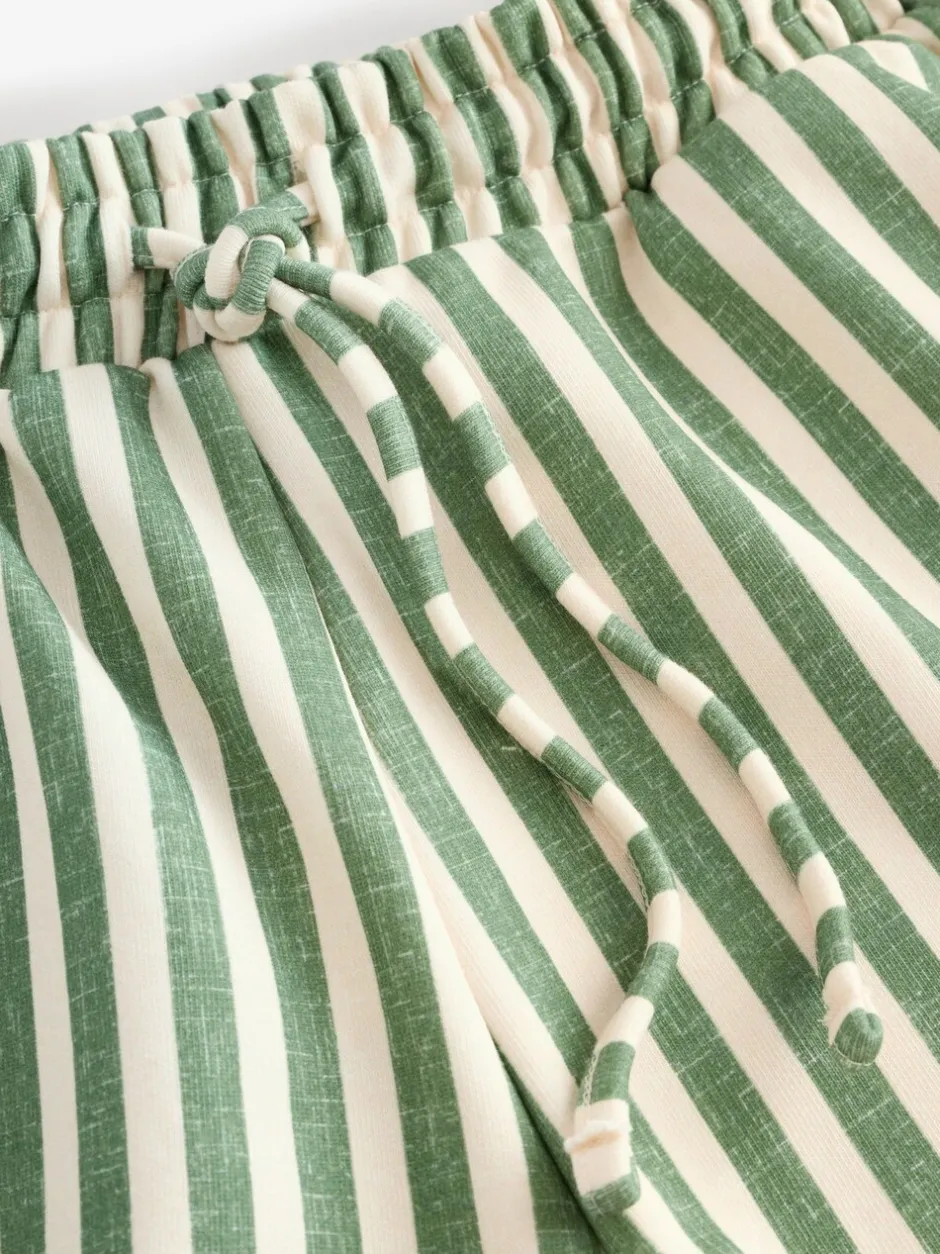 Shorts*Shabby Chic by Rachel Ashwell® Green Striped Lounge Shorts