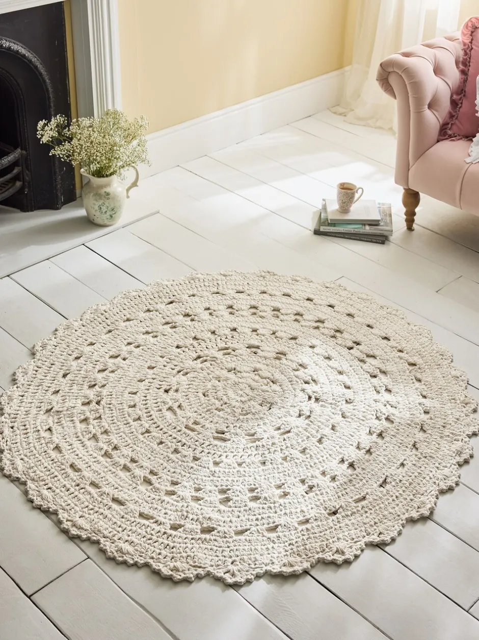 Vloerkleden En Lopers|Vloerkleden En Lopers|Shabby Chic by Rachel Ashwell® Rond Gehaakt Tapijt