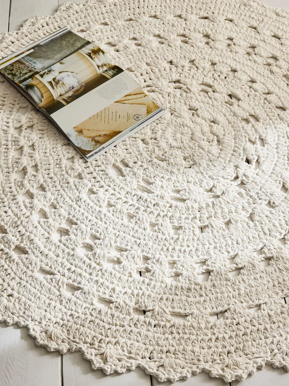Vloerkleden En Lopers|Vloerkleden En Lopers|Shabby Chic by Rachel Ashwell® Rond Gehaakt Tapijt