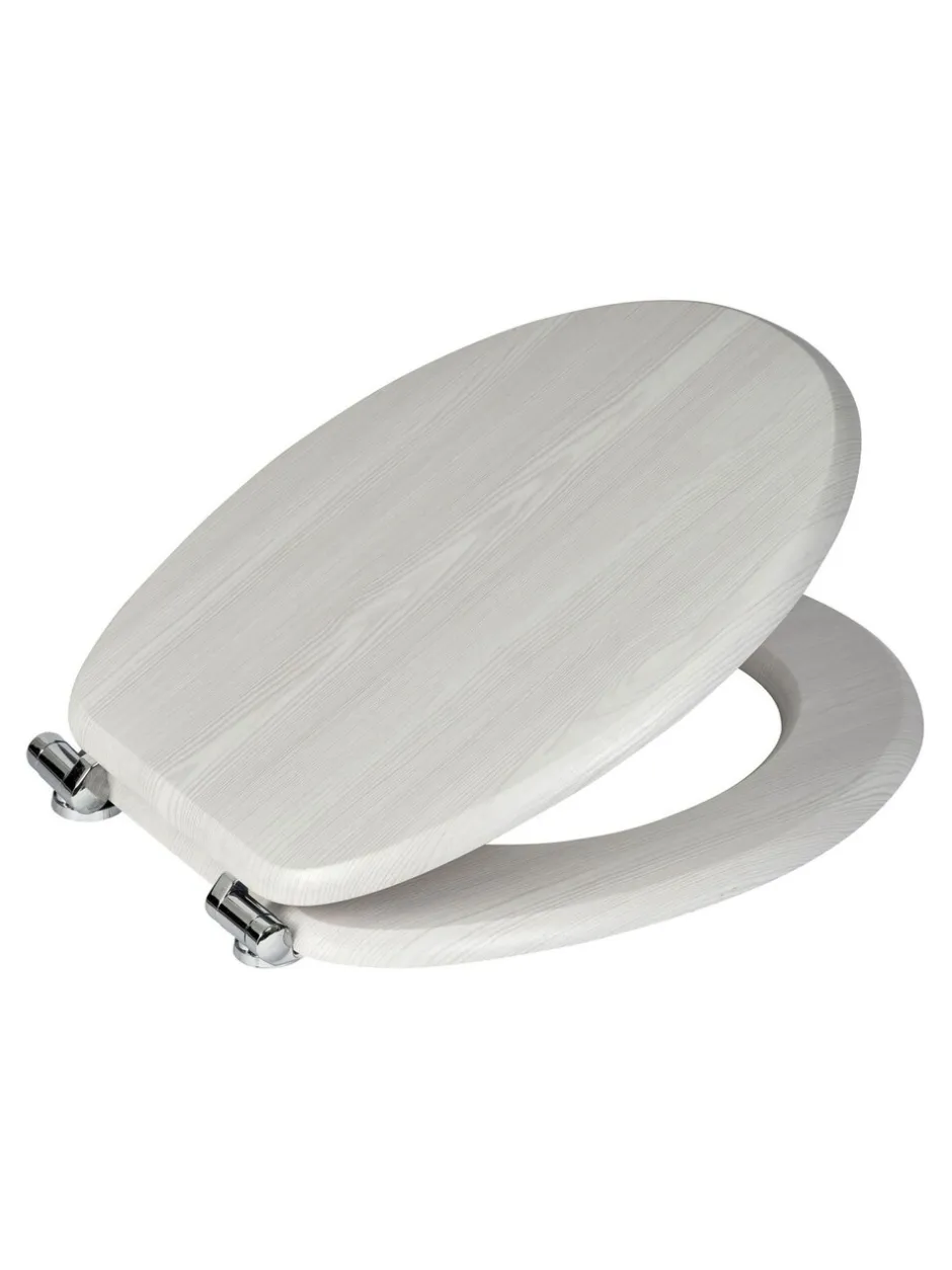 Badkameraccessoires*Showerdrape - Norfolk Soft Close houten toiletbril