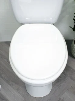Badkameraccessoires*Showerdrape - Oxford houten toiletbril
