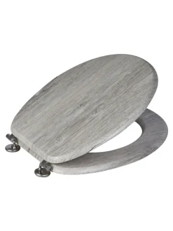 Badkameraccessoires*Showerdrape - Oxford houten toiletbril