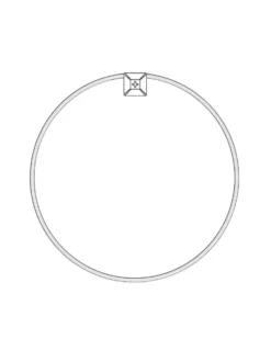 Spiegels|Showerdrape - Portobello ronde badkamerspiegel met metalen frame