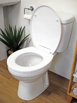 Badkameraccessoires|Showerdrape - Prima zacht sluitende toiletbril