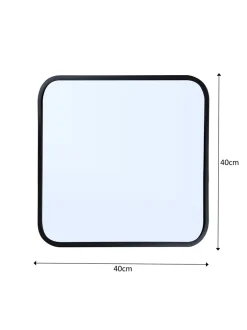 Spiegels|Showerdrape - Shoreditch vierkante badkamerspiegel met metalen frame
