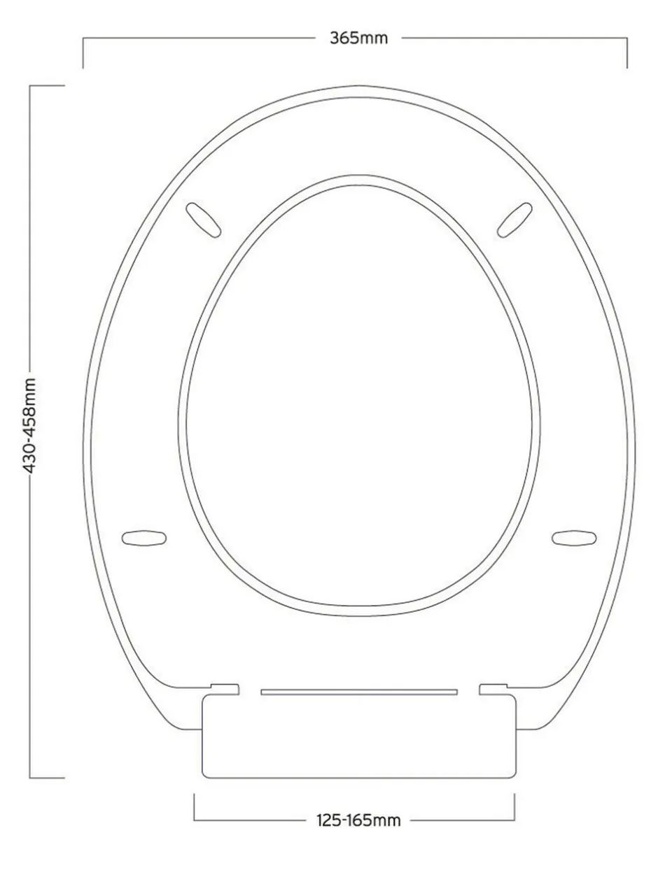 Badkameraccessoires*Showerdrape - Toledo toiletbril