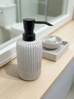Badkameraccessoires|Showerdrape Alexandria Concrete set van 4 badkameraccessoires
