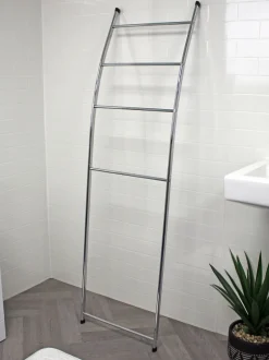 Badkameraccessoires*Showerdrape Apex Towel Ladder Stand Chroom