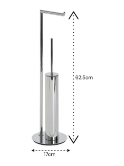 Badkameraccessoires*Showerdrape Belgravia Toilet Roll Holder & Toilet Brush
