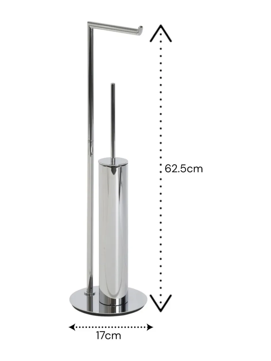 Badkameraccessoires*Showerdrape Belgravia Toilet Roll Holder & Toilet Brush