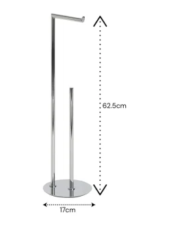 Badkameraccessoires|Showerdrape Belgravia Toilet Roll Holder & Spare Combo