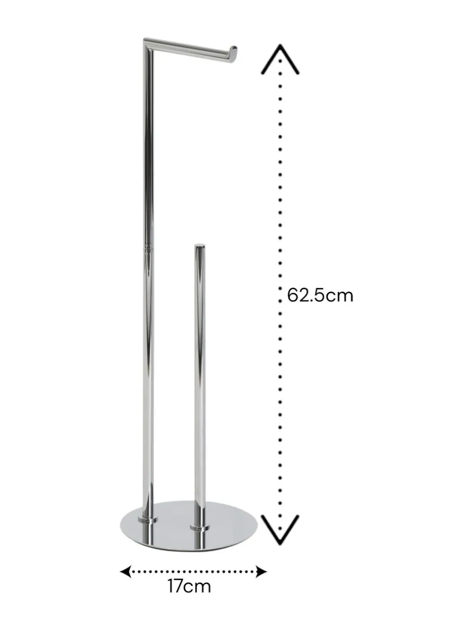Badkameraccessoires|Showerdrape Belgravia Toilet Roll Holder & Spare Combo