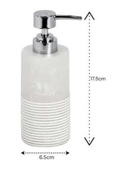Badkameraccessoires*Showerdrape Bianco Striped Liquid Soap Dispenser
