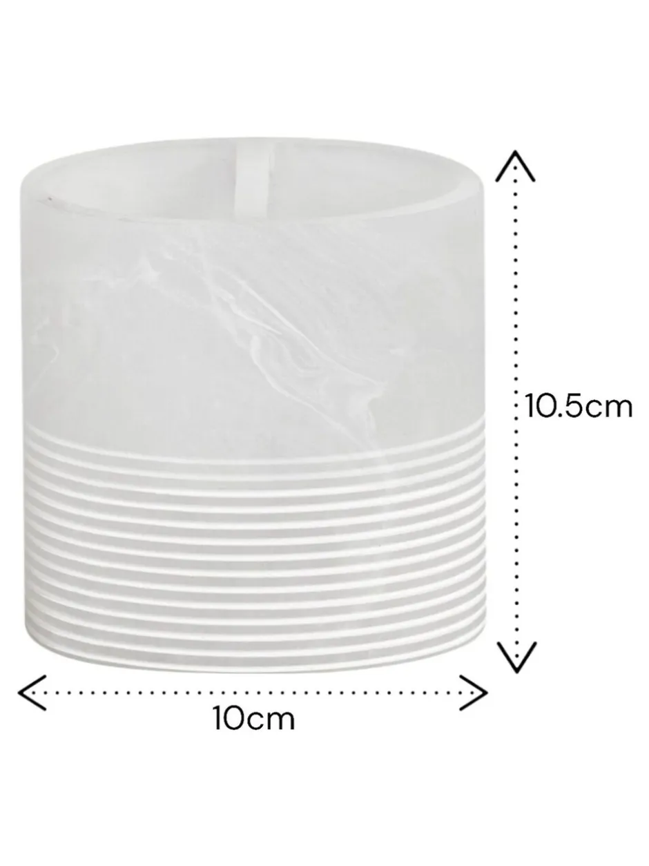 Badkameraccessoires|Showerdrape Bianco Striped Toothbrush Holder