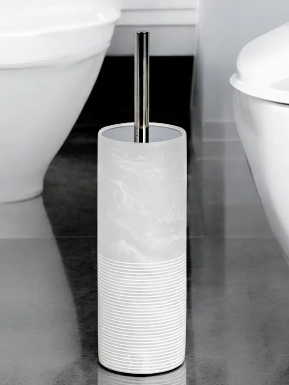 Badkameraccessoires|Showerdrape Bianco Striped Toilet Brush & Holder