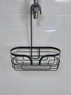Badkameraccessoires*Showerdrape Dante Floor Caddy and Mini Shower Caddy Set Grijs