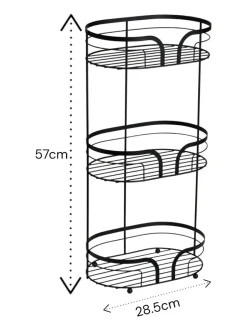 Badkameraccessoires|Showerdrape Dante Floor Caddy and Toilet Roll Holder