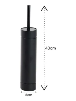 Badkameraccessoires*Showerdrape Draco Slimline Toilet Brush & Holder