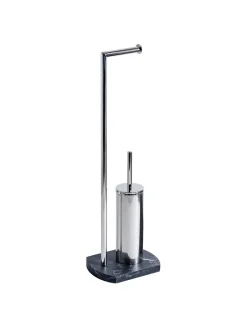 Badkameraccessoires*Showerdrape Octavia toiletborstel en -houder Grijs