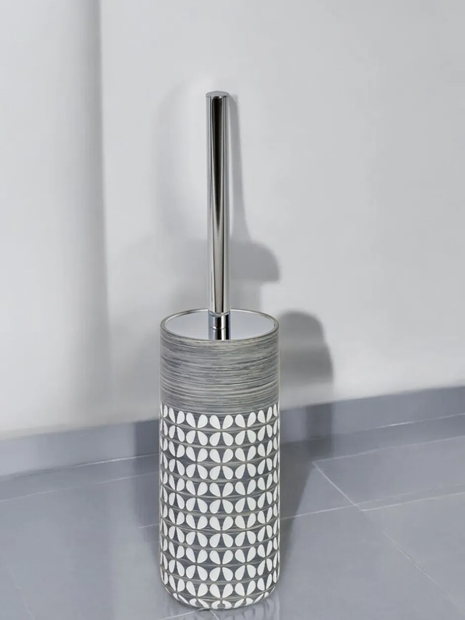 Badkameraccessoires|Showerdrape Ravello Geo Floral Toilet Brush & Holder