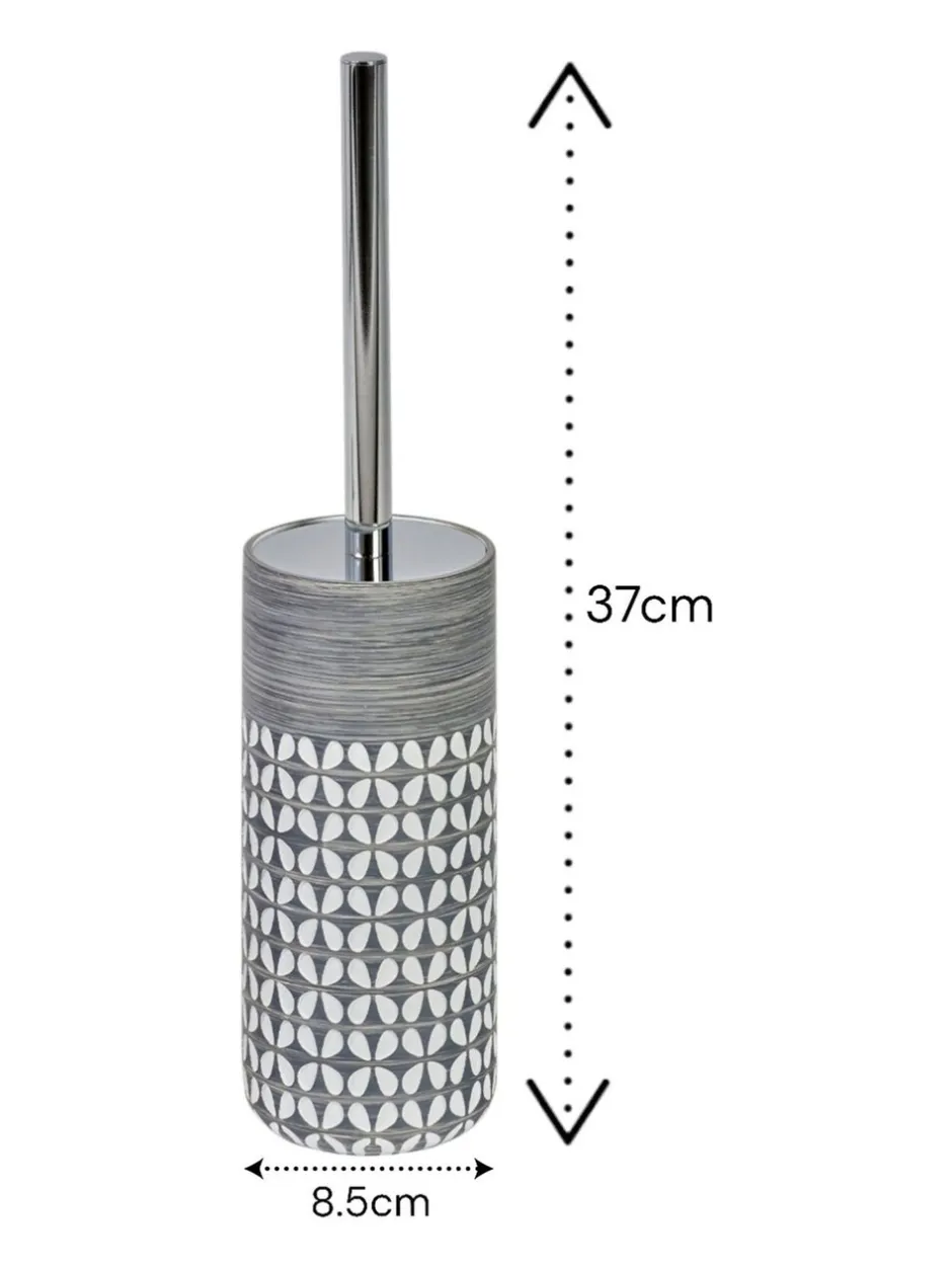 Badkameraccessoires|Showerdrape Ravello Geo Floral Toilet Brush & Holder
