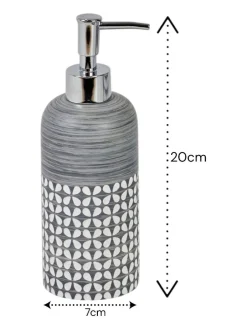 Badkameraccessoires*Showerdrape Ravello Geo Floral Liquid Soap Dispenser