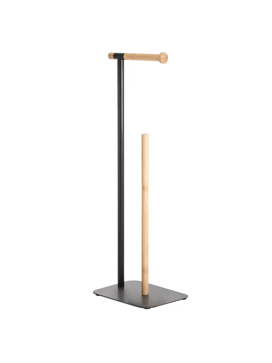 Badkameraccessoires*Showerdrape Sonata toiletrolhouder en rollenvoorraadhouder