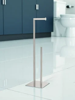 Badkameraccessoires*Showerdrape Stamford vrijstaande toiletrol- en reservepapierhouder