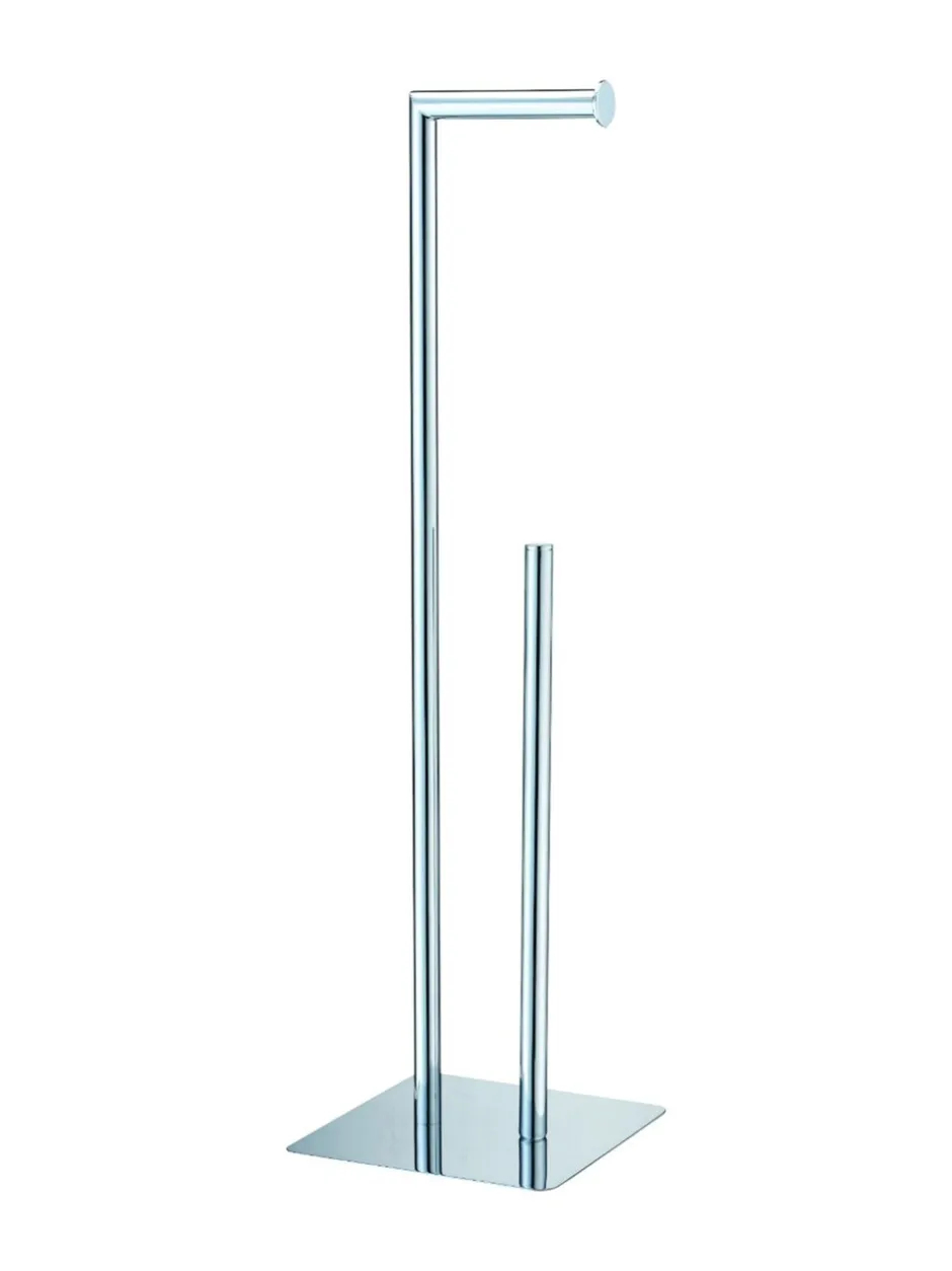 Badkameraccessoires*Showerdrape Stamford vrijstaande toiletrol- en reservepapierhouder