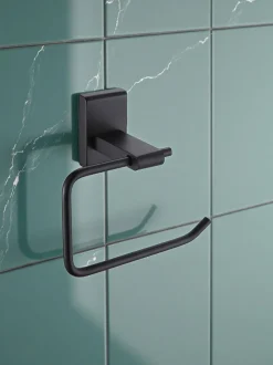 Badkameraccessoires|Showerdrape Unity Wall Mounted Toilet Roll Holder Zwart