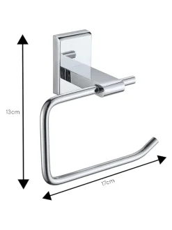 Badkameraccessoires|Showerdrape Unity Wall Mounted Toilet Roll Holder Zilver
