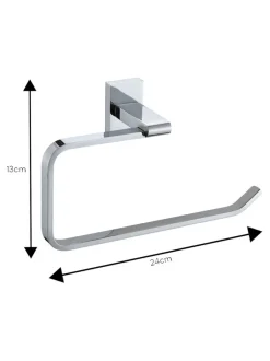 Badkameraccessoires|Showerdrape Unity wandhanddoek Zilver