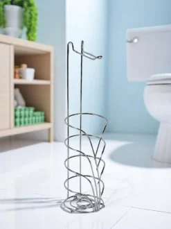 Badkameraccessoires|Showerdrape Vertu Toilet Roll & Spare Holder & Over Dook Hook Set Chroom