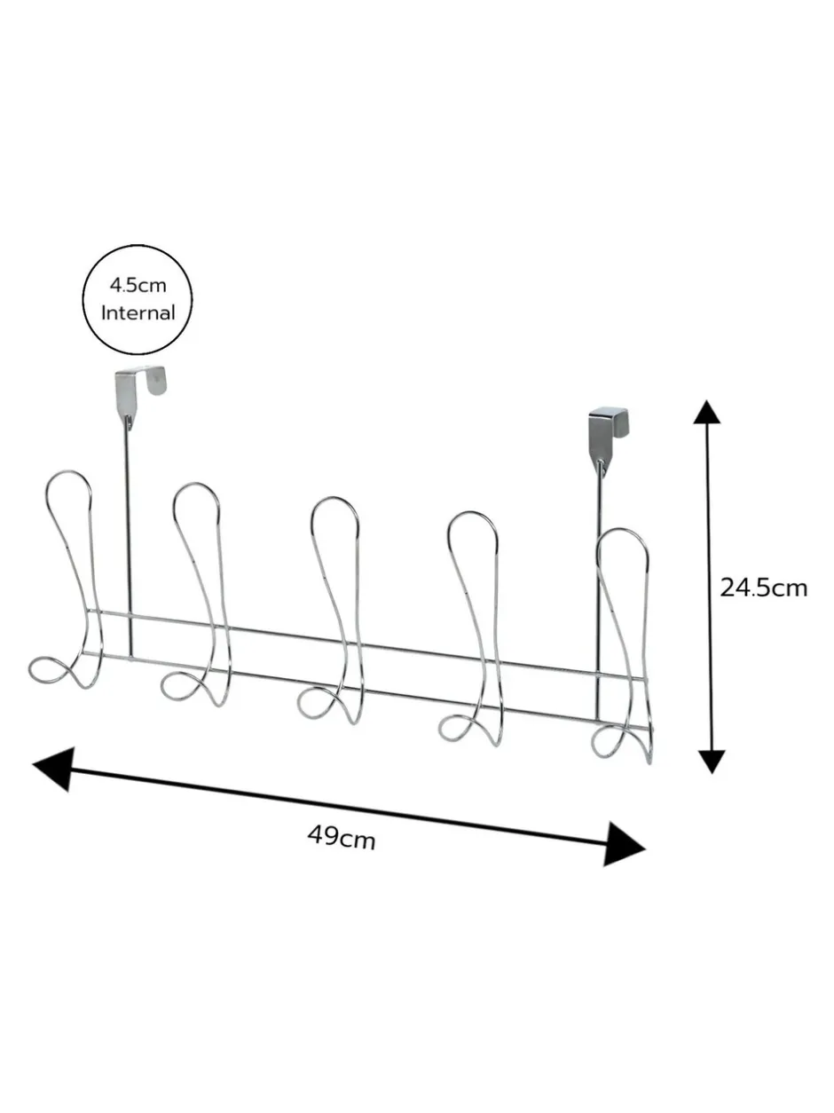 Badkameraccessoires|Showerdrape Vertu Toilet Roll & Spare Holder & Over Dook Hook Set Chroom