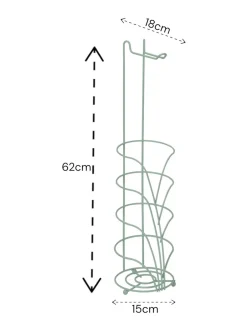 Badkameraccessoires|Showerdrape Vertu Toilet Roll & Spare Holder & Over Dook Hook Set Grijs-groen