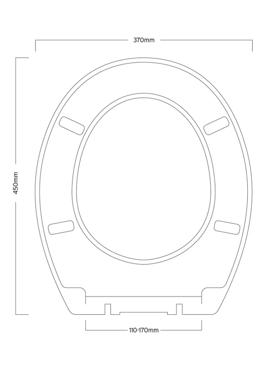 Badkameraccessoires|Showerdrape zachte toiletbril met knopen