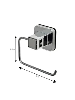 Badkameraccessoires*Showerdrape zuignap wandgemonteerde toiletrolhouder Pushloc