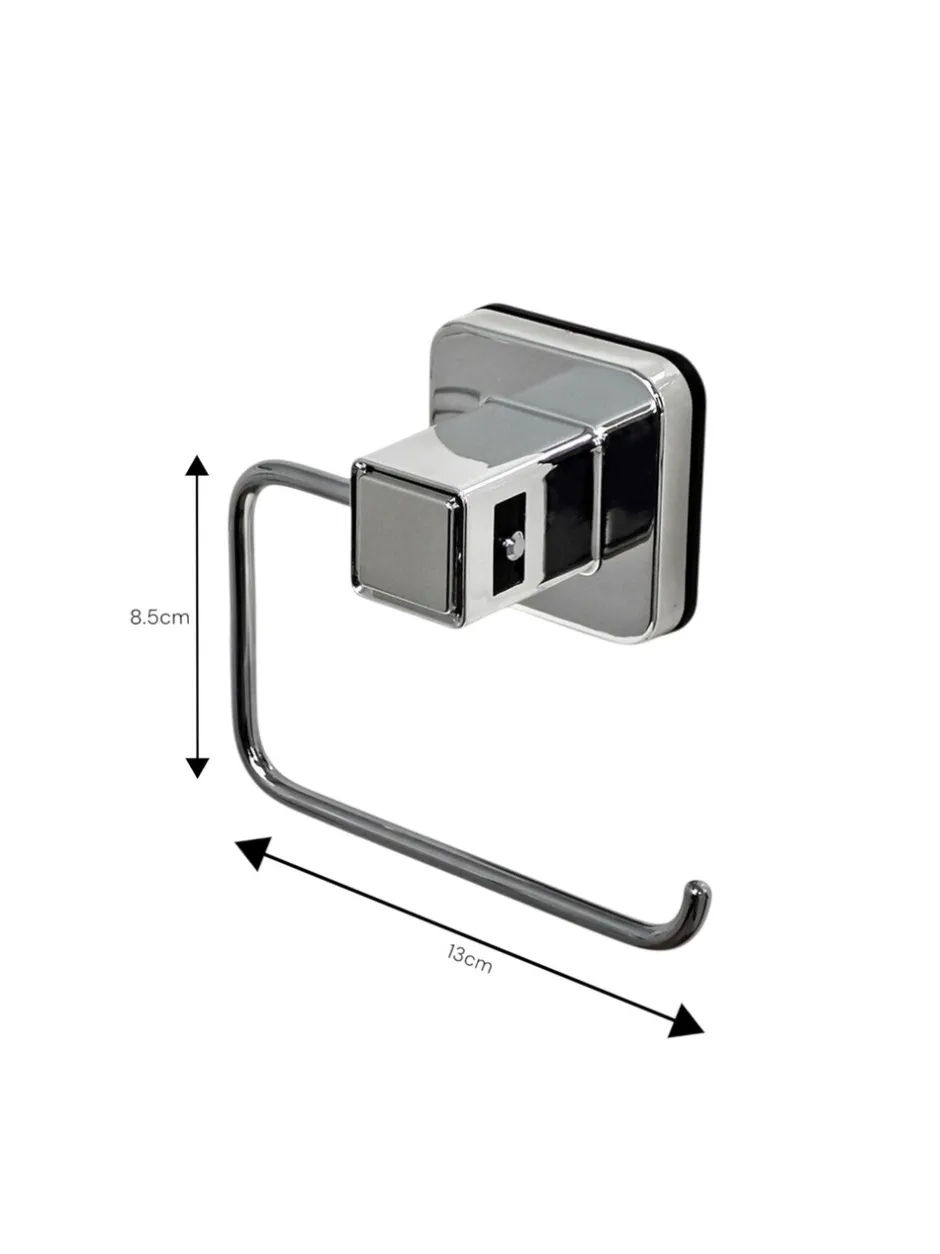 Badkameraccessoires*Showerdrape zuignap wandgemonteerde toiletrolhouder Pushloc