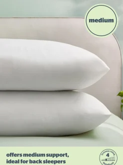 Dekbedden En Kussens|Silentnight - Verpakking van 2 medium anti-allergiekussens