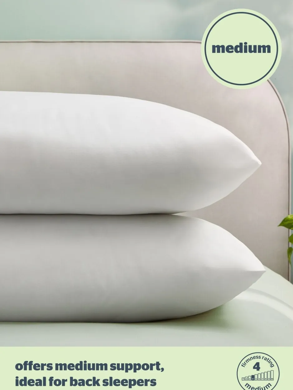 Dekbedden En Kussens|Silentnight - Verpakking van 2 medium anti-allergiekussens