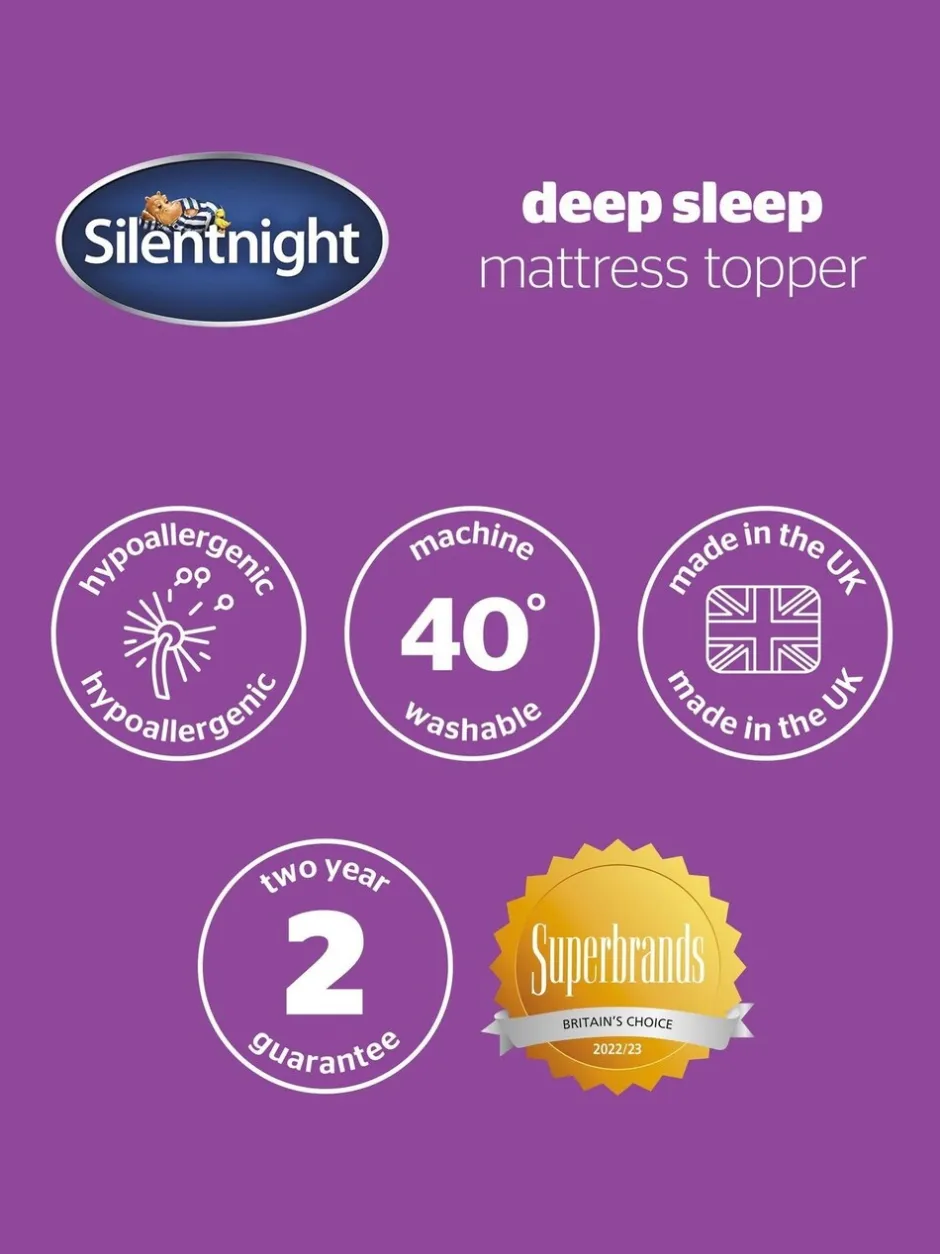 Dekbedden En Kussens|Silentnight Deepsleep dekmatras