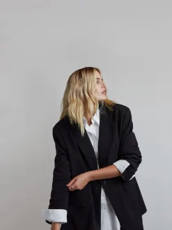 Kostuums En Werkkleding|Simply Be oversized blazer met enkele rij knopen