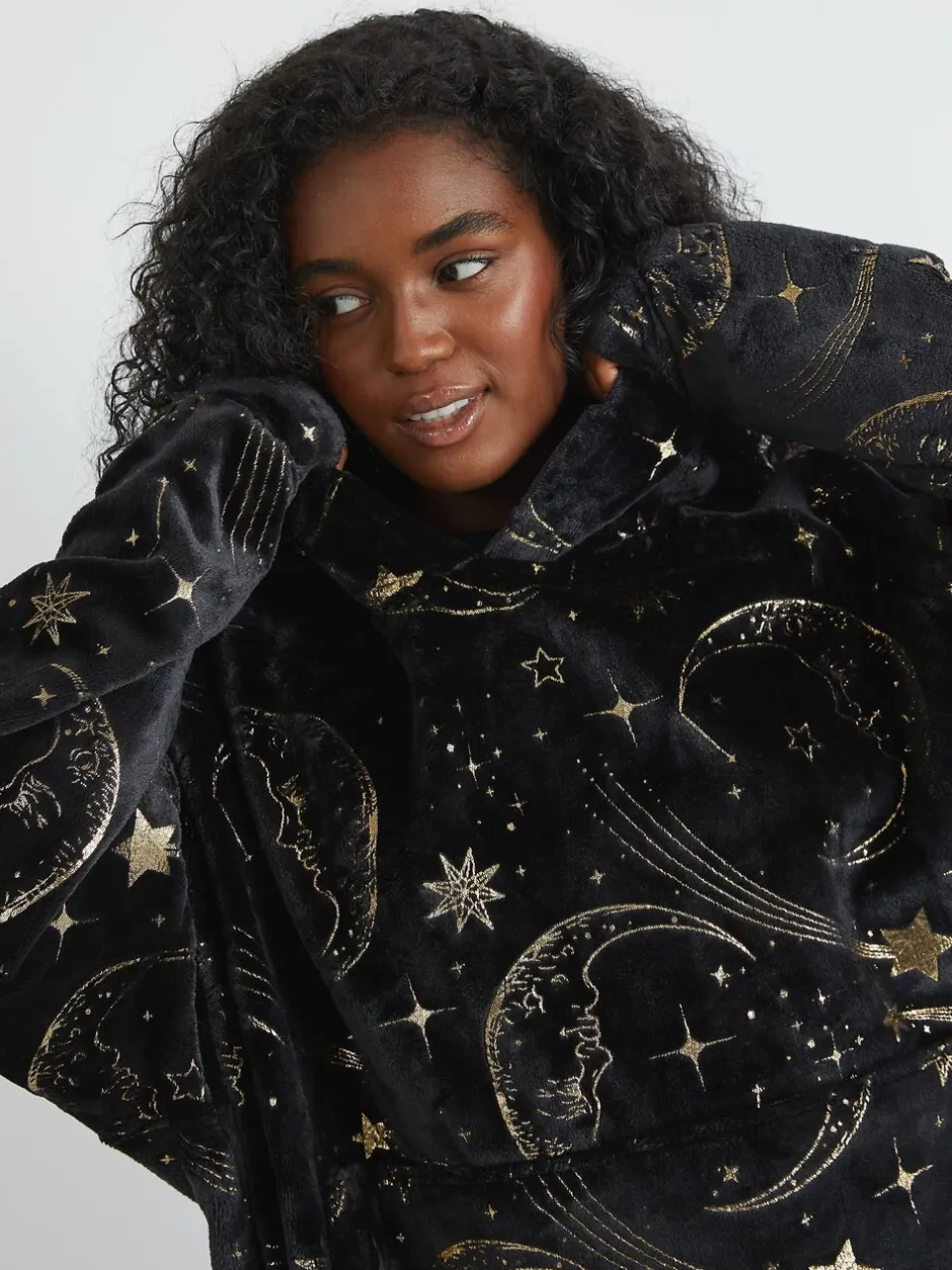 Alle Nacht- En Loungekleding|Skinnydip Celestial Gold Blanket Hoodie