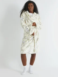 Badjassen*Skinnydip Peanuts x Snoopy Rainbow Print Dressing Robe