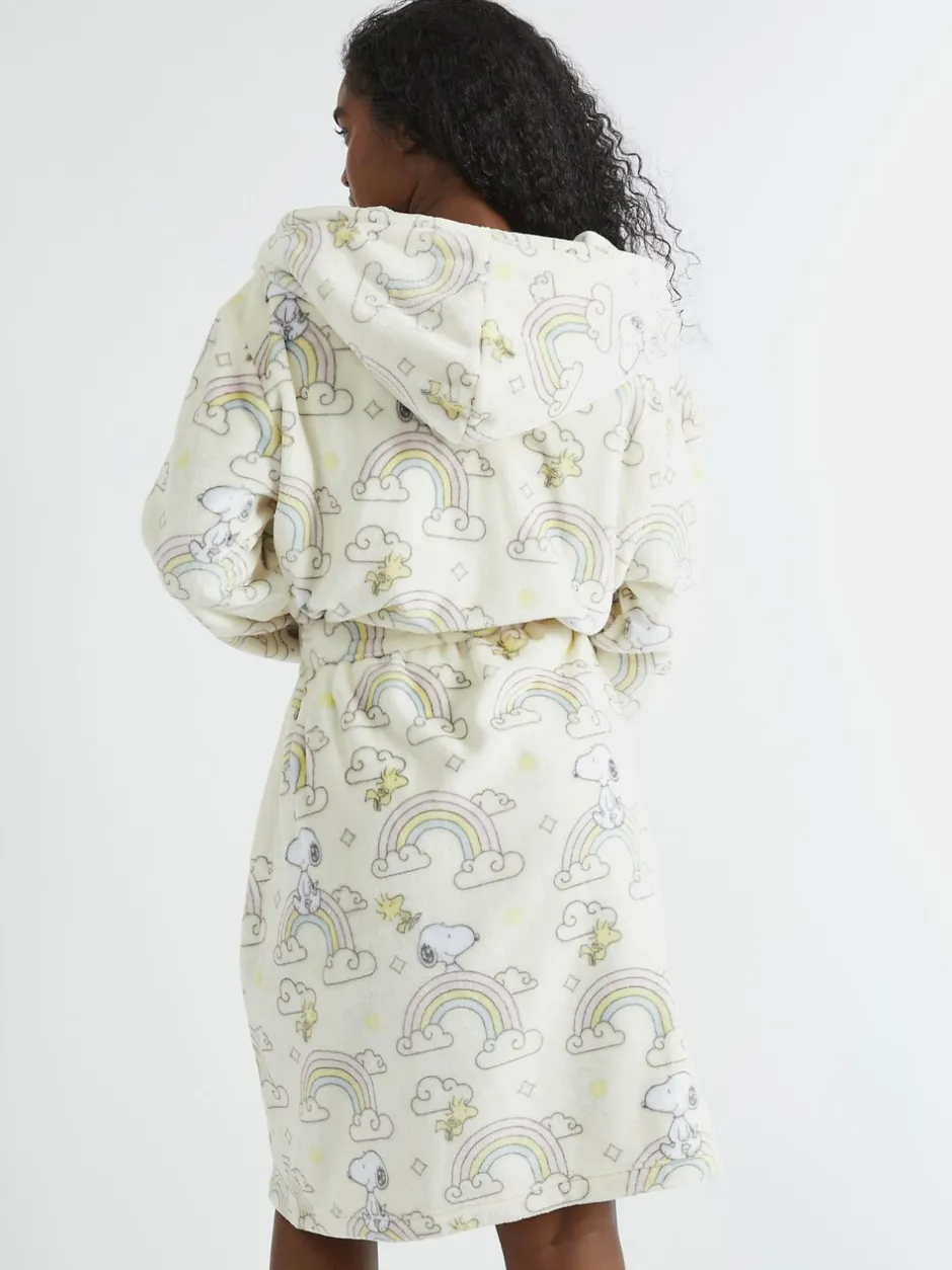 Badjassen*Skinnydip Peanuts x Snoopy Rainbow Print Dressing Robe