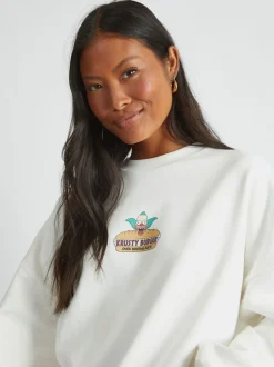 Hoody's En Sweatshirts*Skinnydip The Simpsons x Krusty Burger Sweatshirt